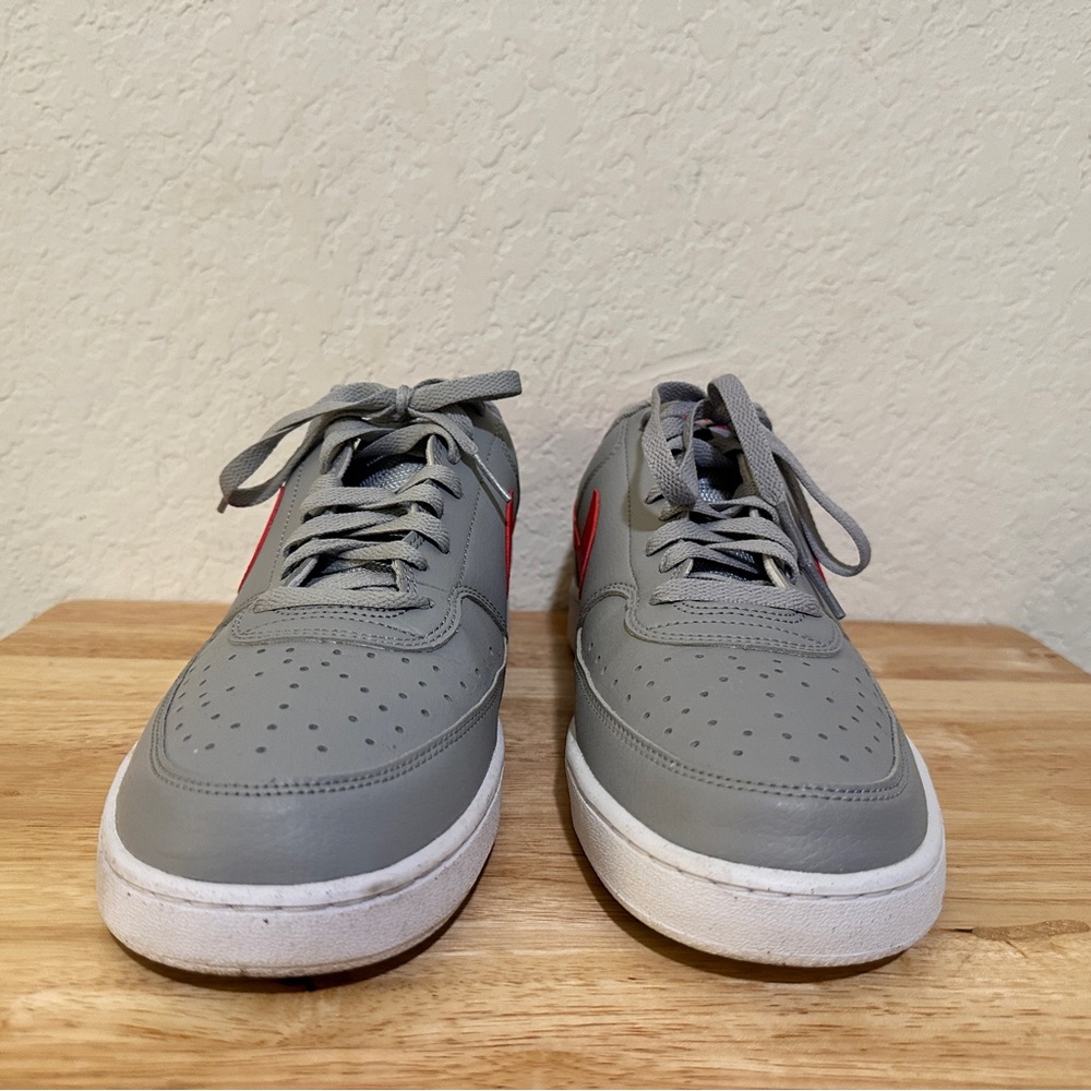 Nike Gray and Red Men's Sneakers